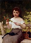 Emile Munier A Sprig of Berries painting